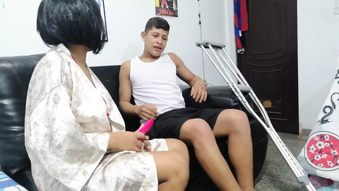 client fakes limp dick🍆, requests assistance in harvesting cum