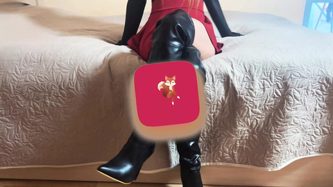 Poured One in Her Short Skirted Cheat After She Begged For It