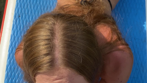 Real Lake Tryst: Faces Cummed In Public View