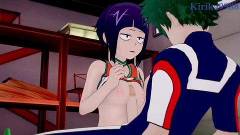 Kyoka Jiro & Izuku Midoriya's Wild Gym Storage Fuckfest - My Hero Academia Hentai色情
