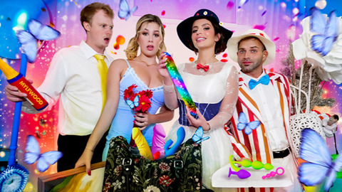 Naughty😈 Nanny's XXX Twist: Mary Poppins Goes Wild with House Hold Mischief!