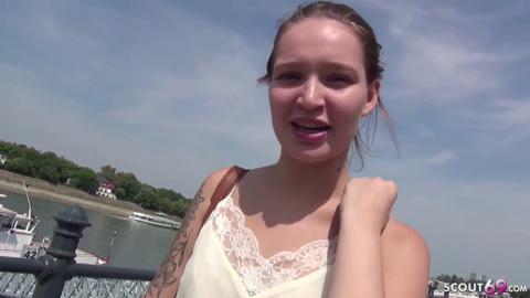 Teenie Mia's German Anal👌 Seduction for Big Cock🍆 at Public Agent's Castle