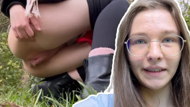 Wild 18-Year-Old Engages In Public Masturbating & Wet Piss Acts