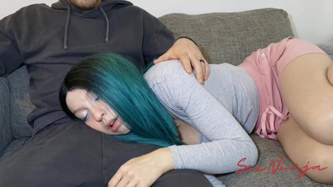 Hot Stepbro Sucks Him In My Mouth Post-Lap Resting