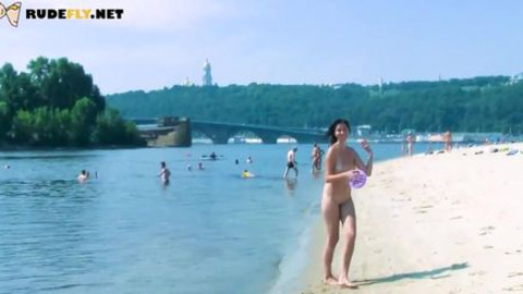 Voyeur Snaps Hot Teen's Naked Outdoors Adventure