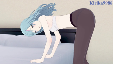 Intense Sex with Shizuku Hinomori - Bedroom Passion - Project SEKAI Hentai
