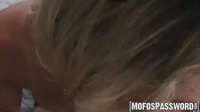 Fit blonde Kelsey Kane bends over for a hardcore demolition