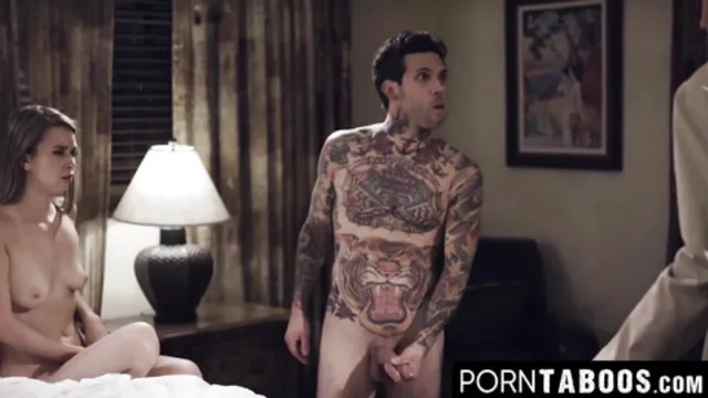 PornTaboos com - Alluring teen girlfriend pleasured by stepdaddy and boyfriend