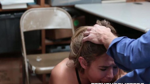 TEEN SHOPLIFTERS - Blonde teen Blair Williams getting her wet cunt rammed