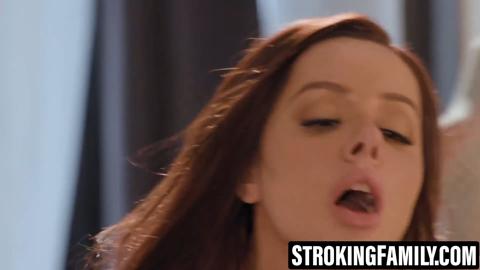 Step parents pleasure Vanna Bardot with tongue and dick