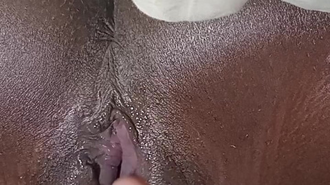 LOUD FART WARNING ⚠️⚠️⚠️ ebony teen lpv got creampie orgasm and fart loud while masturbating