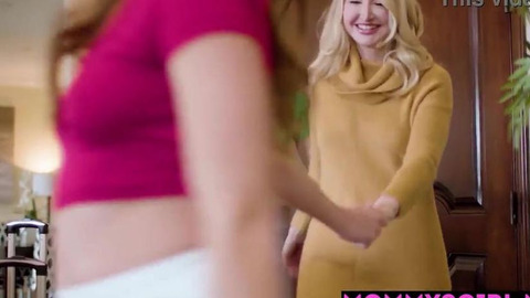 Teen met new big tits stepmother Kendra James in a weird way so hot MILF Reagan Foxx used sexy babe Katie Kush anal