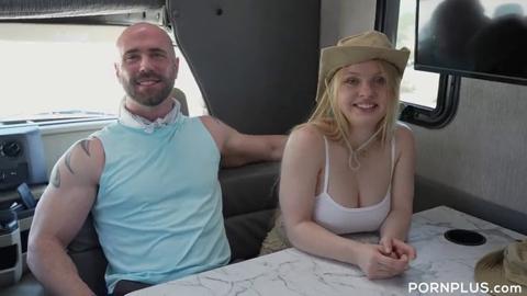 Kylie Shay gets her juicy twat pounded raw on her RV escapade, getting utterly ravished