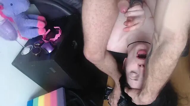 Submissive teen Violette Black deepthroats & enjoys facefucked