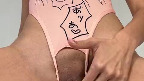 Omg, her squeezed pussy lips!! Cute Asian Anime Teen gets her wet pussy fucked doggystyle