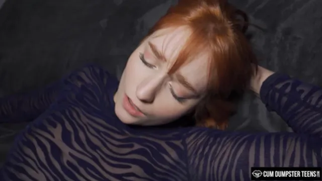 Redhead teen Dolly Dyson gets messy with cum