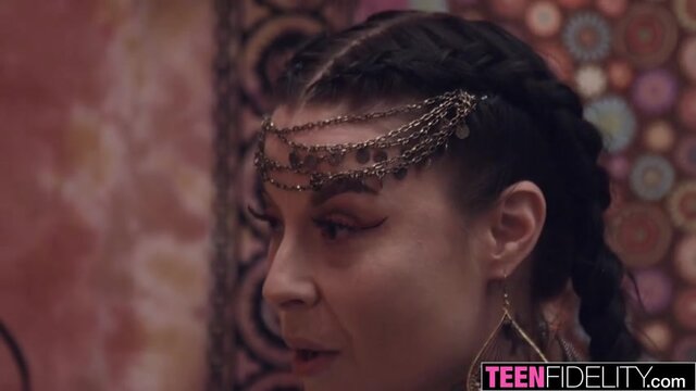 Busty teen Karlee Grey needs two cocks to cum in MMF threesome