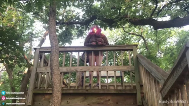 Saggy Tit Teen Fucks BBC in Public & Masturbates Risky Solo - BustySeaWitch