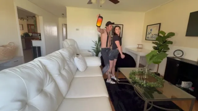 My roomate’s ex boyfriend shows up as a stripper to have makeup sex and fucks me instead