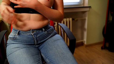 Jeans Dirty Talk** Der Stoff der dich zum spritzen bringt!!German Teen