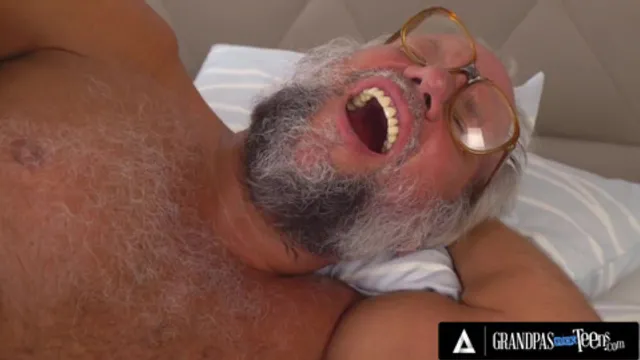 GrandpasFuckTeens - Beautiful Teen Cherry Kiss Makes Old Man Cum Like Never Before With His Prostate