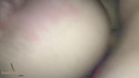 Blonde-haired Asian babe gets nasty white dick🍆 POV creampie from horny🥵 dude