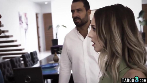 Skinny small titted teen Lily Larimar finding solace on an older big dick porn (Zena Little)