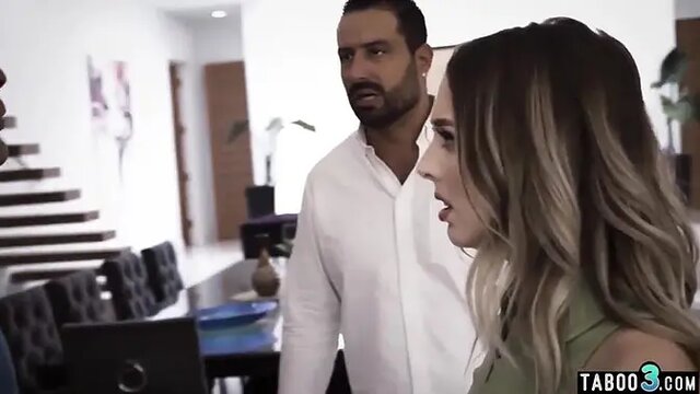 Skinny teen Lily Larimar rides big cock