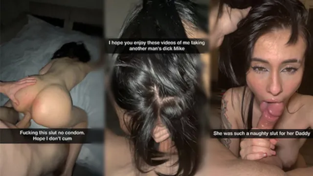 Teen girl seduces boyfriend in Snapchat secret🤫 chat