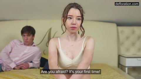 Lena explores her pleasure with a cock🍆, both orally and vaginally