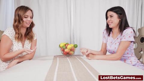 Dirty Dice Lesbians Stripping Fast