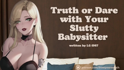Dirty game night with naughty😈, horned babysitter, audio sex roleplay gets raunchy ?