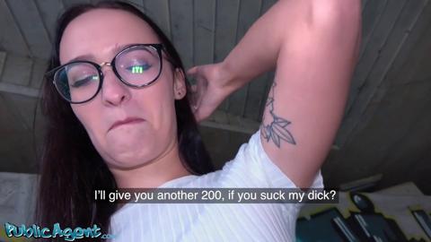 Slutty teen's post-breakup rebound gets ruined under a gritty underpass by a monstrous cock🍆