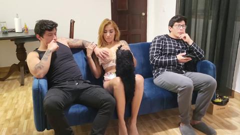 Fucking while gaming, wife betrayed by best friend