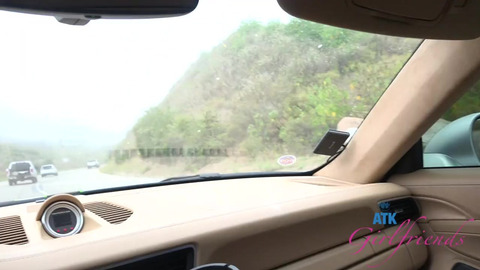 Summer blowjobs and cums in the car with AmNic sucking cocks