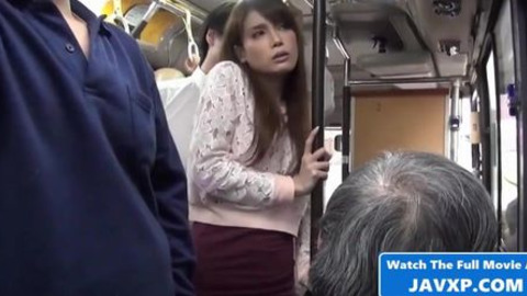 Fresh-faced 18-year-old Asian nymphomaniac indulges in lustful carnal activity on a public transportation system, JAV-style