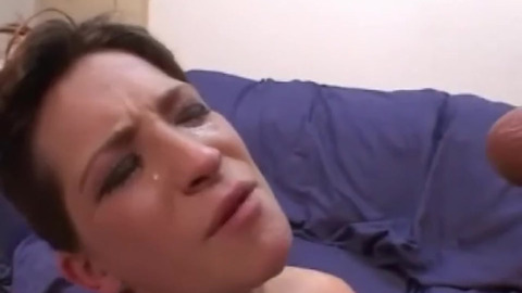 'Deep-throated Ashley gets her juicy anal👌 holes pounded mercilessly'