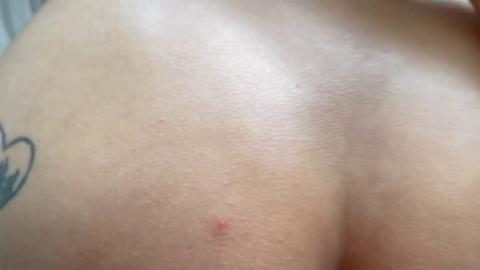New neighbor asks for a massage; really wants a rough fuck and cumshot