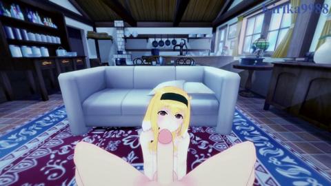 Roxanne gets ravaged by multiple men in an otherworldly bedroom gangbang