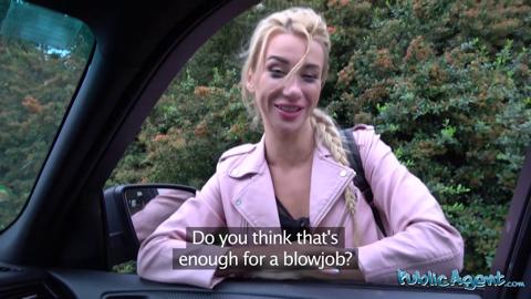 Blonde tramp's dirty deception: boyfriend gets replaced by stranger who blasts his load in her sloppy snatch