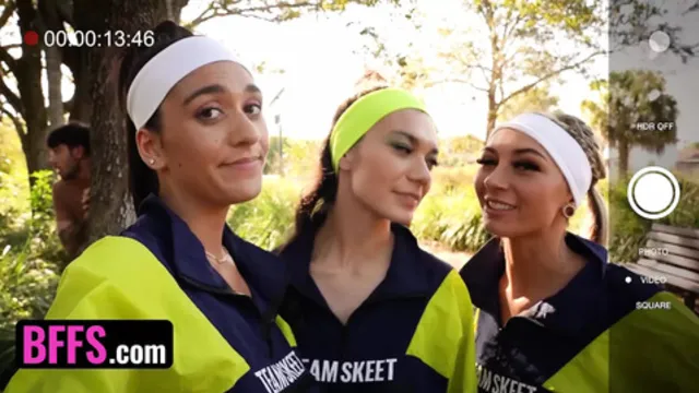 Sweet BFFS Chloe &mdash;  Aubry & Sawyer Get Massage After Gym - BFFS