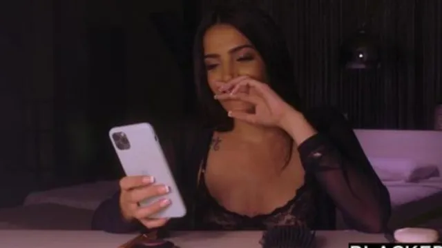 Black Hottie Penelope Sinks In Secret🤫 Pool With Huge BBC - Carlota Teen (Penelope Cum)