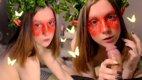 Elf girl brought me sweet wet dreams of 4K cock🍆 riding with sloppy oral😜 pleasures, ultimate anal👌 penetration